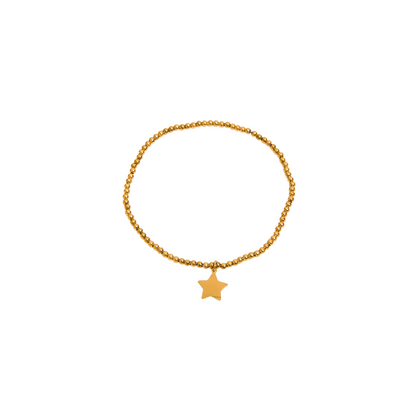 Star Pendant Elastic Bracelet