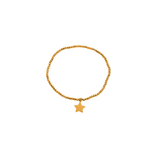 Star Pendant Elastic Bracelet
