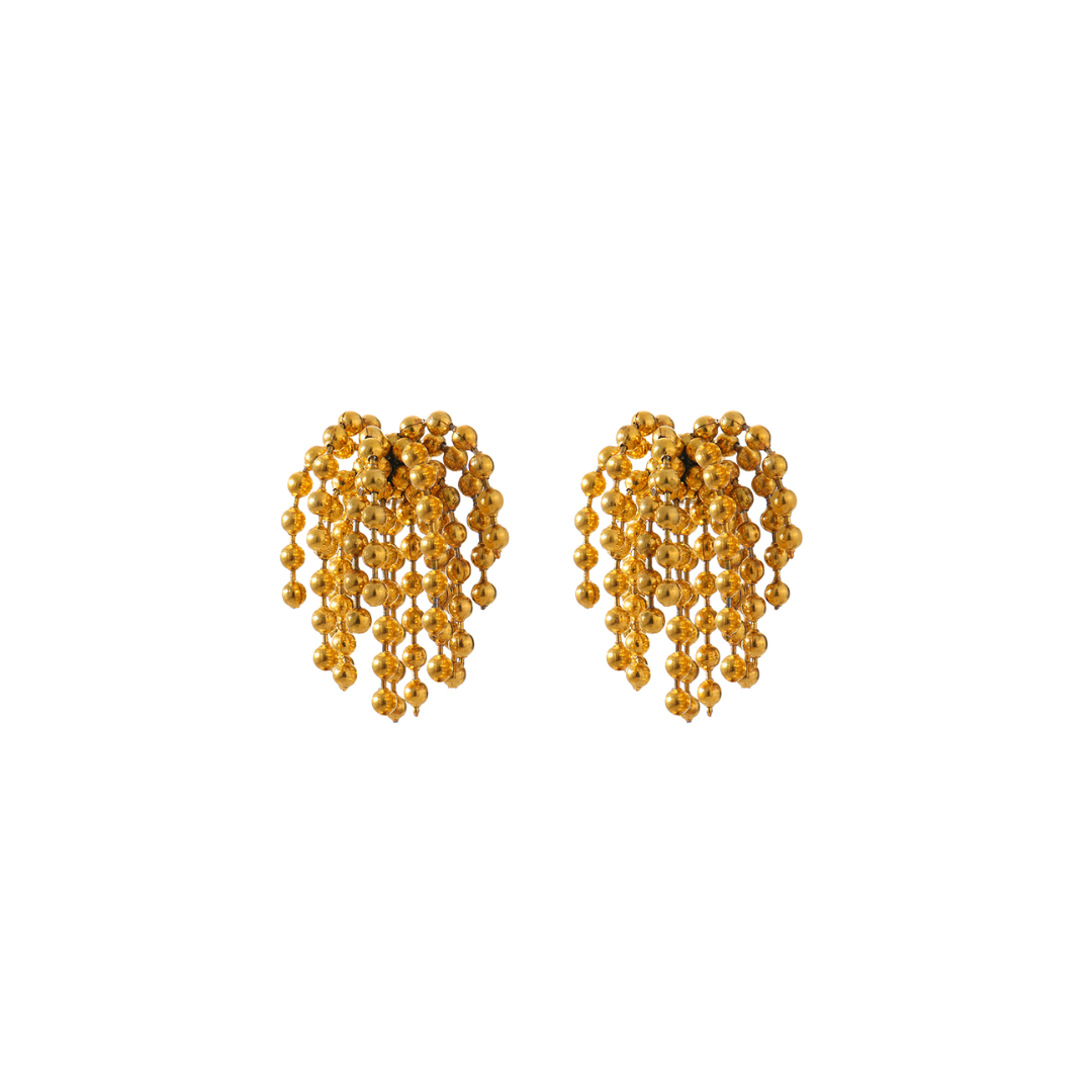 Tassel Beads Studs Earrings