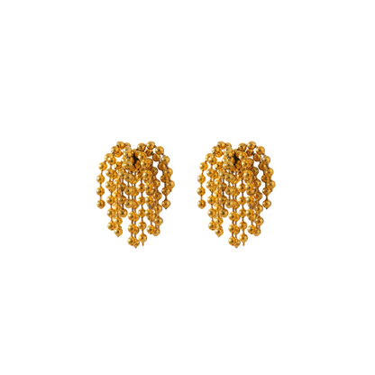 Tassel Beads Studs Earrings