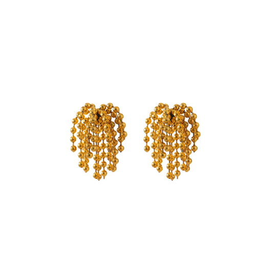 Tassel Beads Studs Earrings