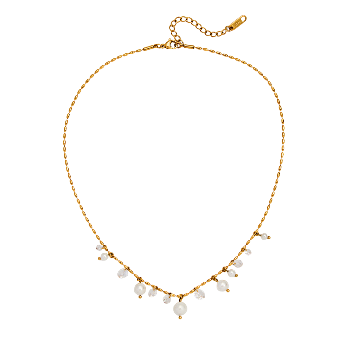 Pearls & Crystals Necklace