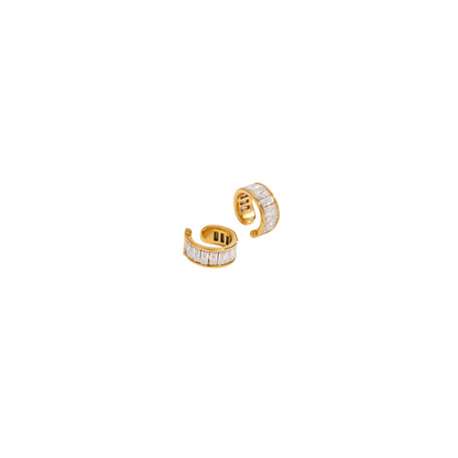 Rectangular Zirconias Earcuff Set