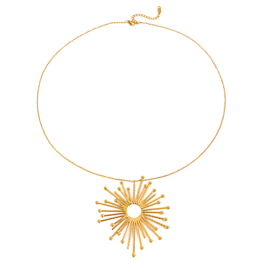 Large Sunshine Pendant Necklace