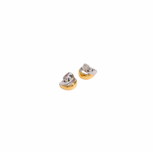 Two Tone Small Earcuff Set