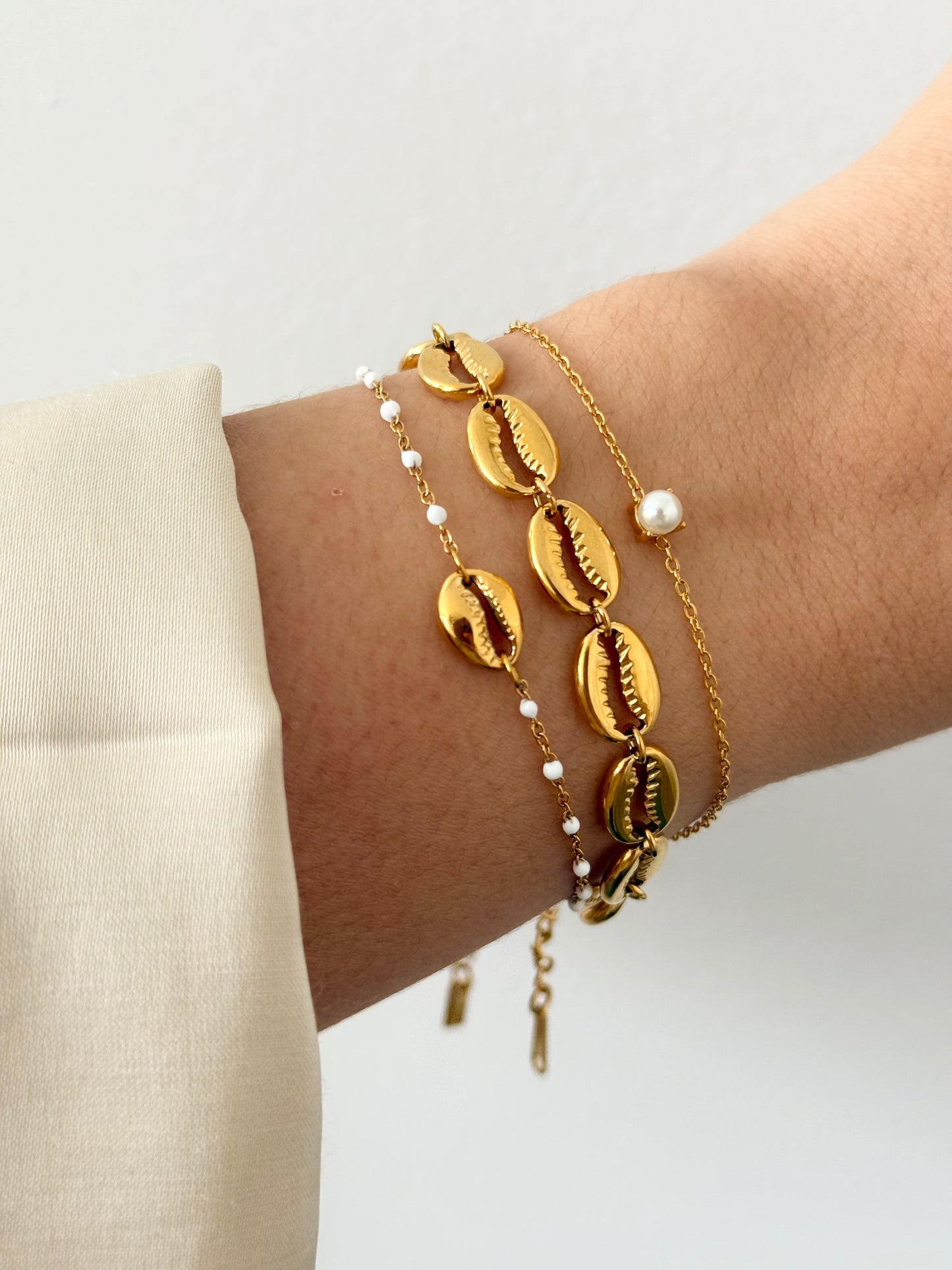 Scallop Shell Chain Bracelet