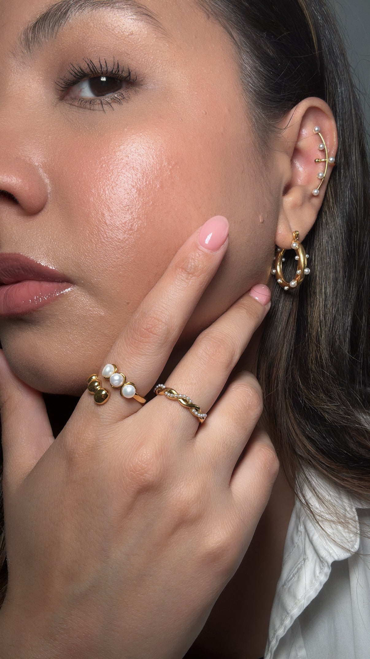 Pearls Stylish Earcuff
