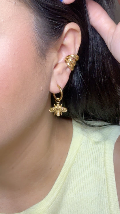 Bee Huggie Earrings
