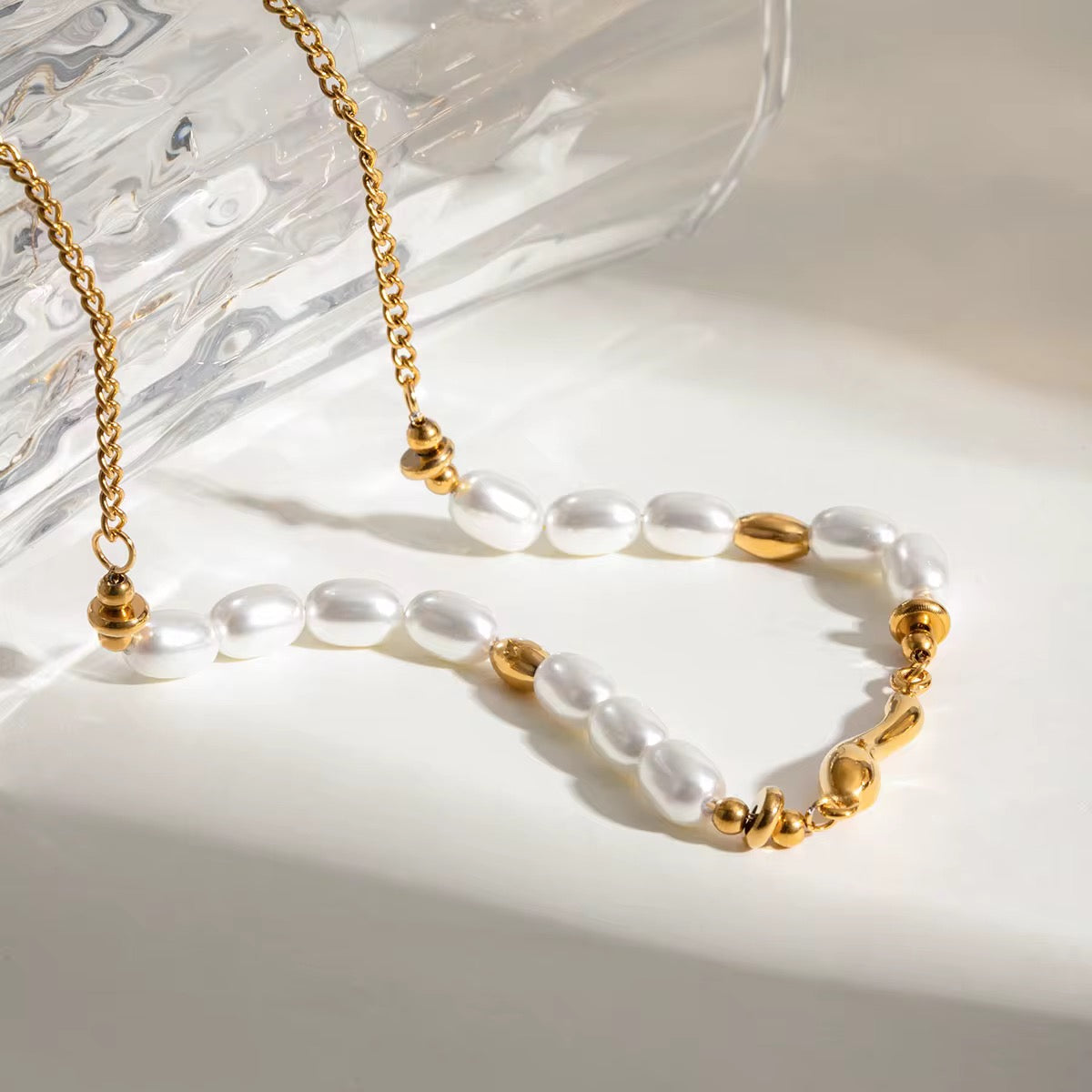 Rice Pearls Assorted Style Necklace