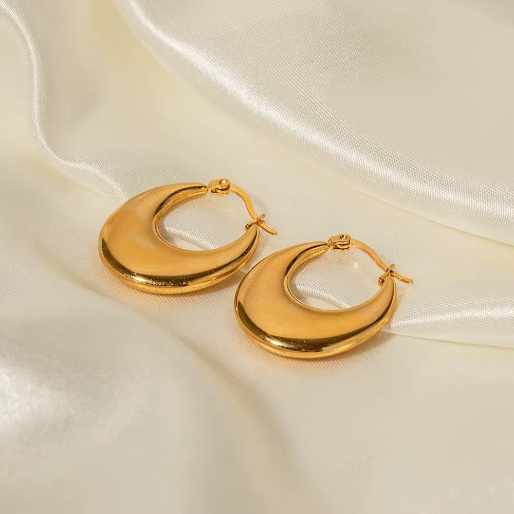 Classic Style Hoop Earrings