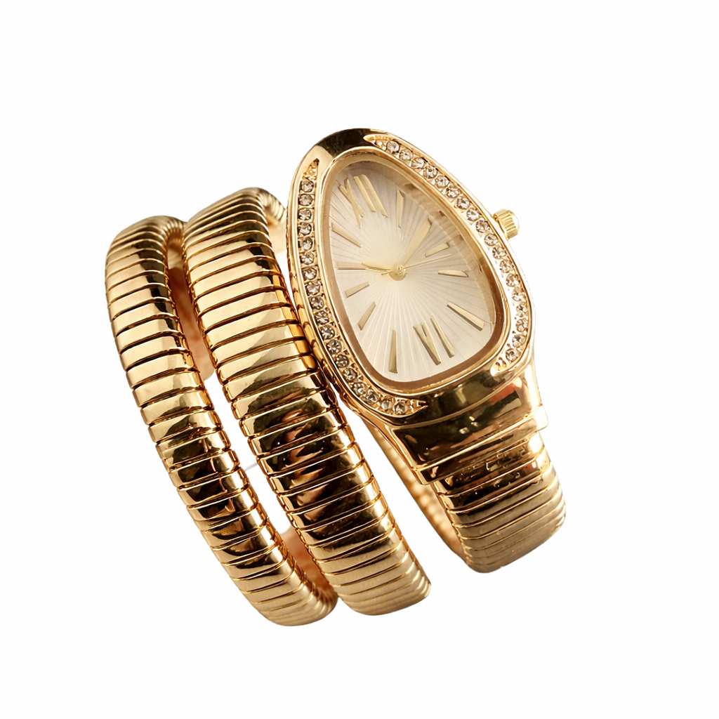 PRE ORDER - Iconic Serpenti Style Watch (Gold)