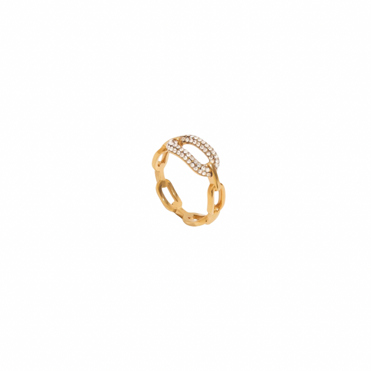 Zirconias Dainty Chain Ring