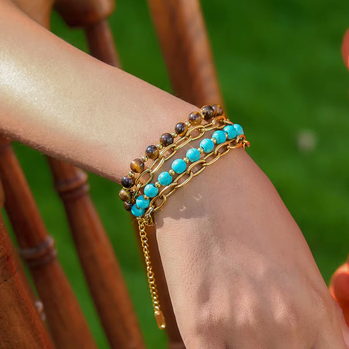 Turquoise Beads Bracelet