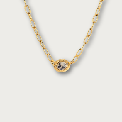 Terrazzo Style Pendant Necklace