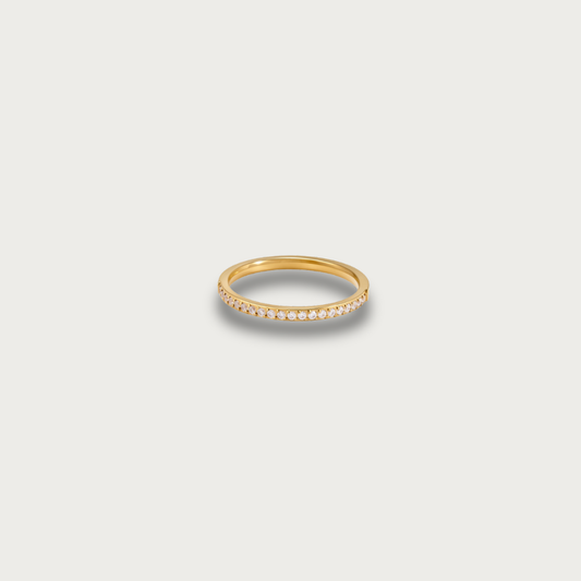 Dainty Zirconias Band Ring