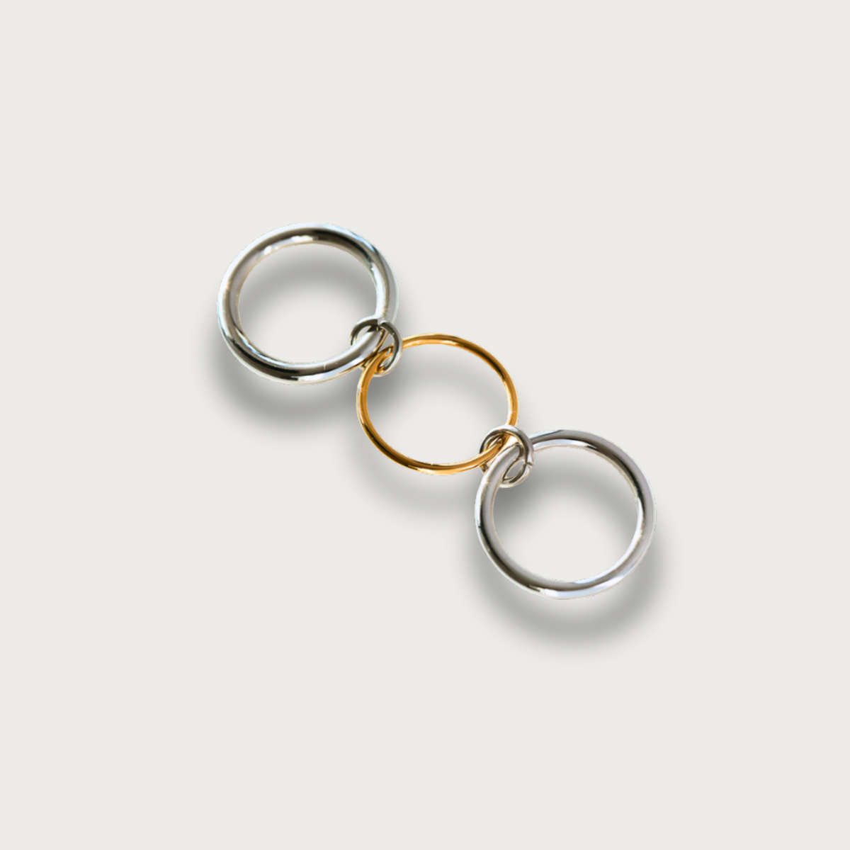 Two Tone Multilayer Ring
