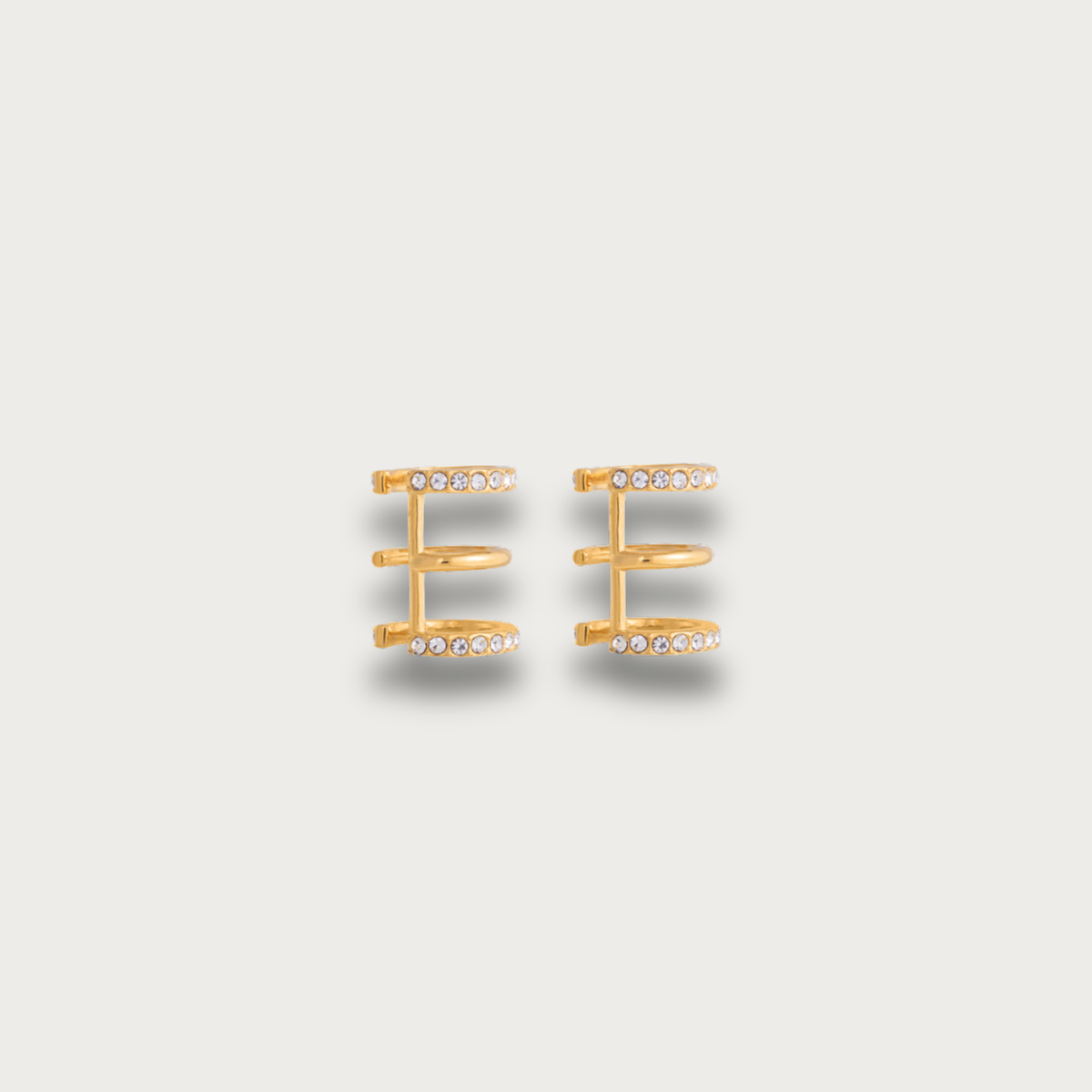 Dainty Zirconias Layered Earcuffs