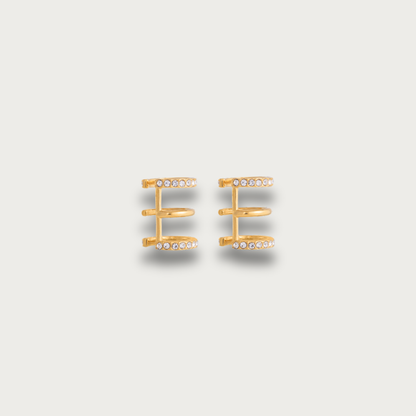 Dainty Zirconias Layered Earcuffs