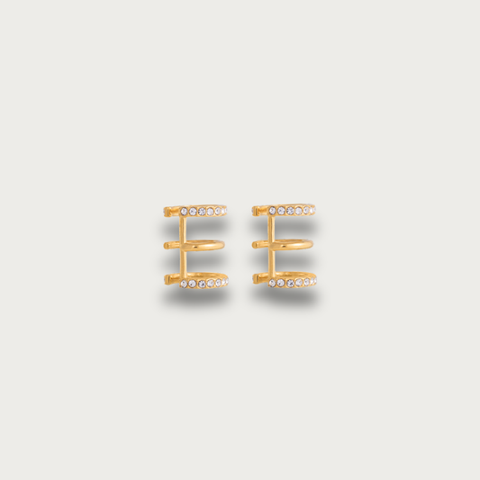 Dainty Zirconias Layered Earcuffs