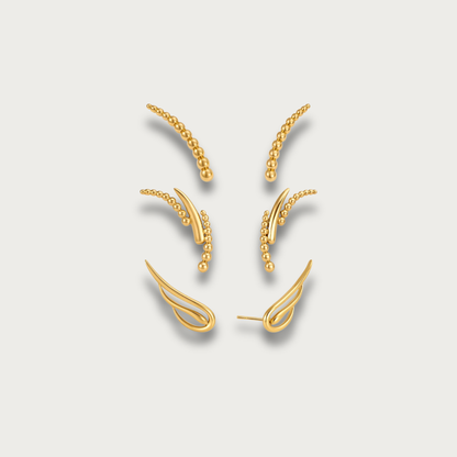 Pendientes de estilo lineal
