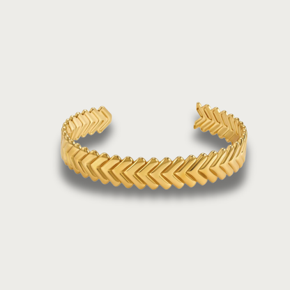 Chevron Shaped Cuff Bracelet