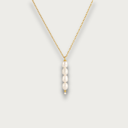 Four Pearls Pendant Necklace