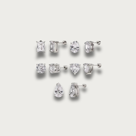 Silver Stud Earrings