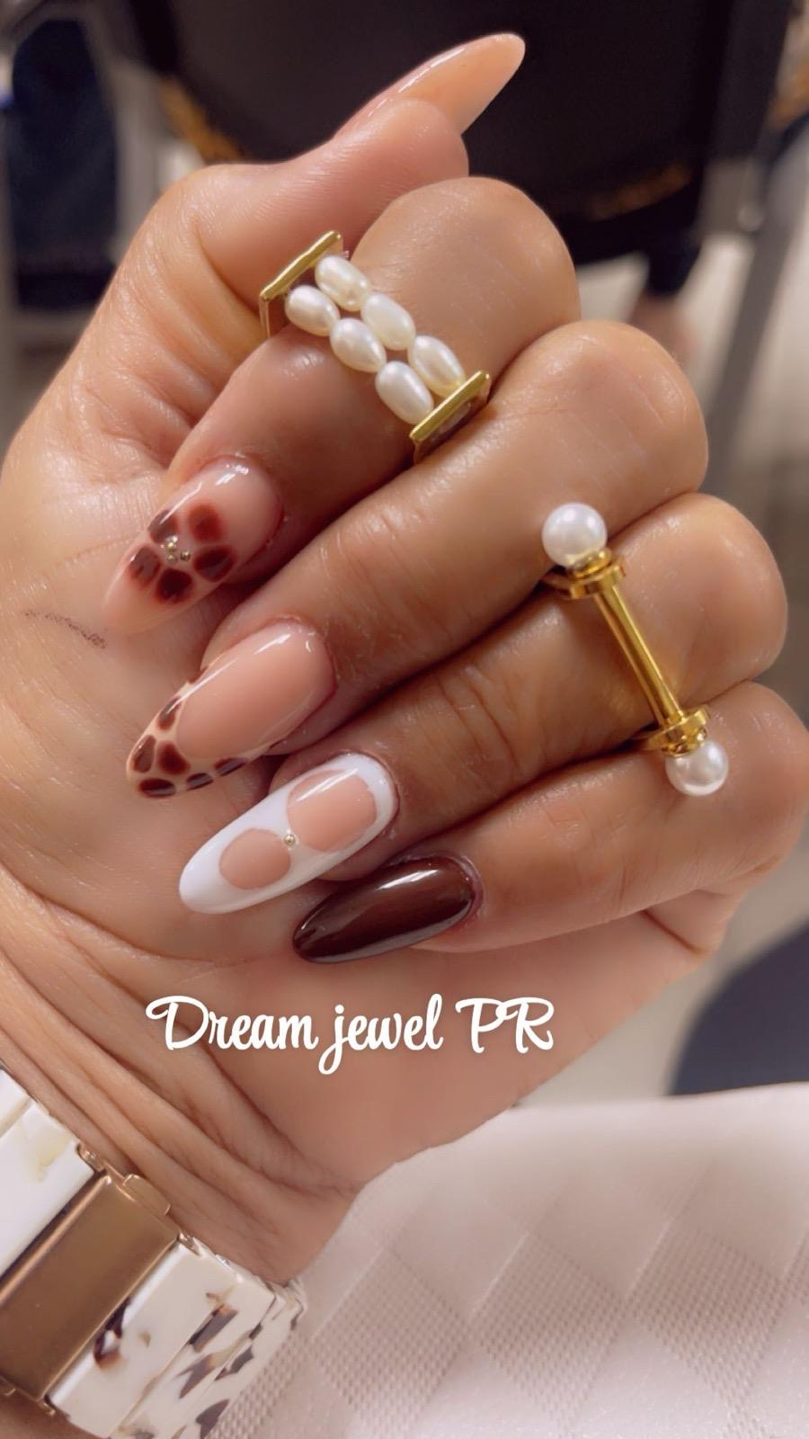 Pearls Double String Band Ring