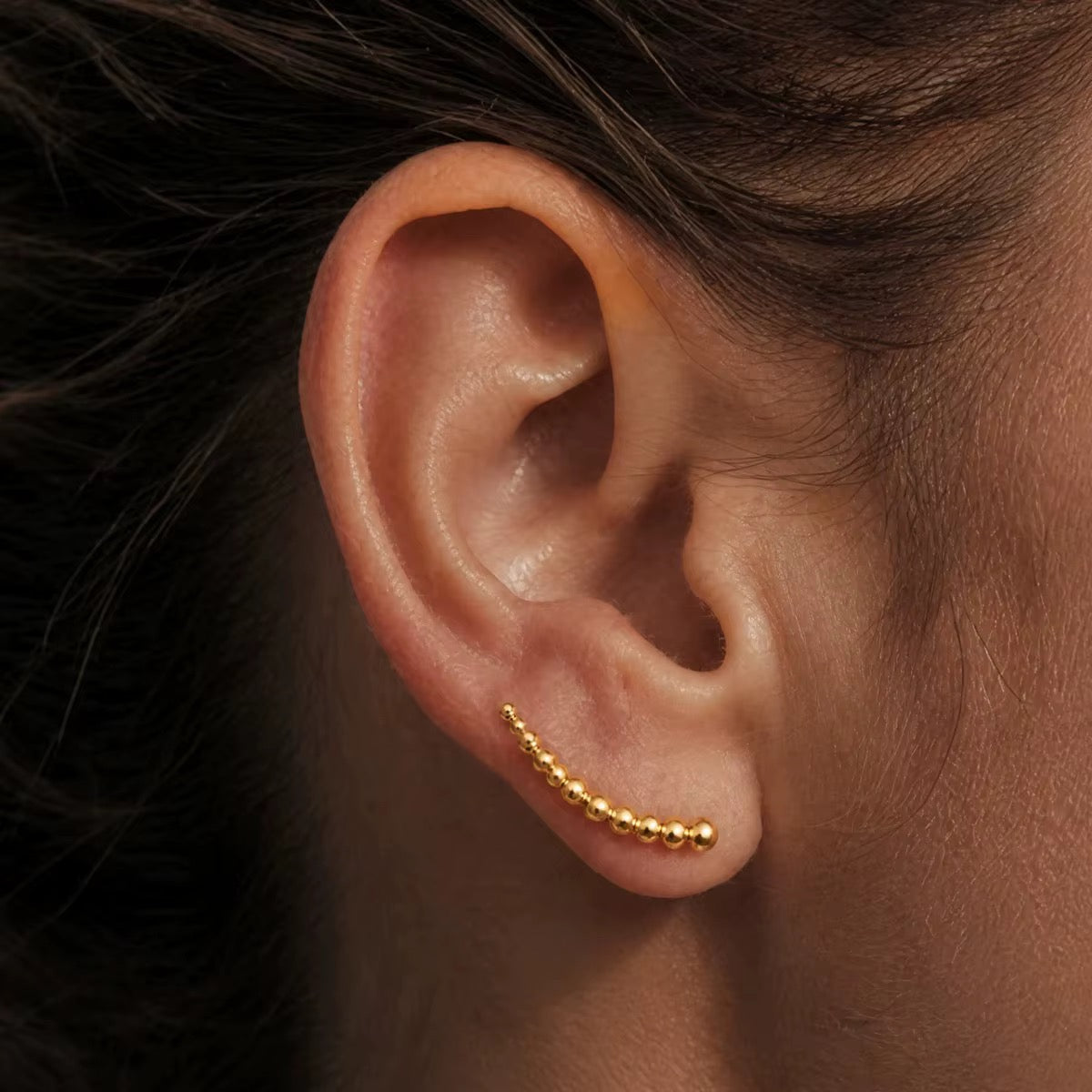 Pendientes de estilo lineal