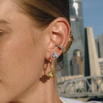 Bee Huggie Earrings