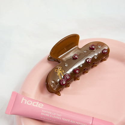 Zirconias Brown Hair Claw