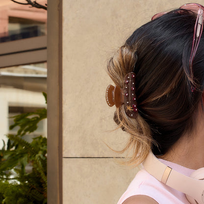 Zirconias Brown Hair Claw