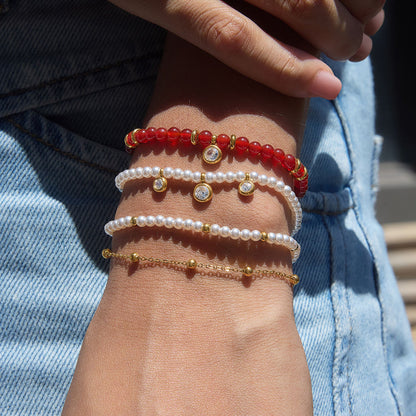 Red Beads Bracelet