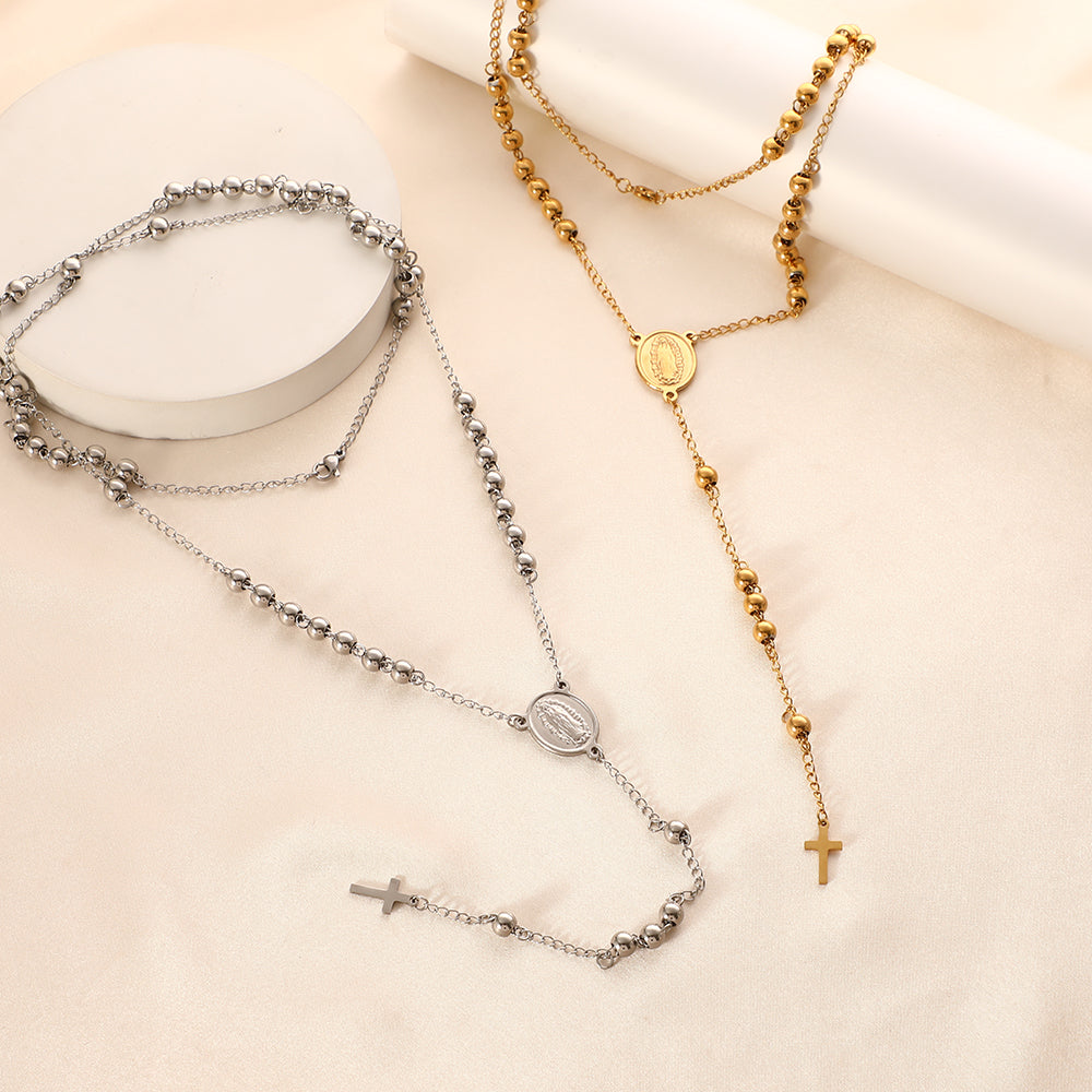 Rosary Long Necklace