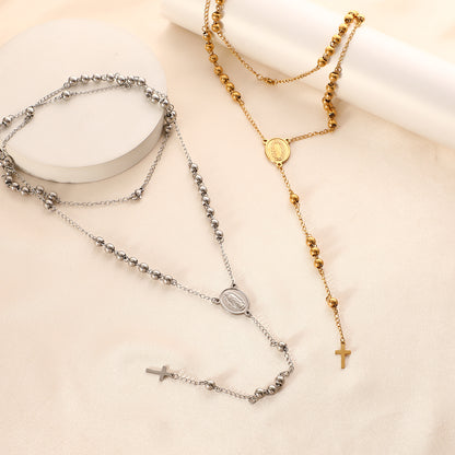 Rosary Long Necklace