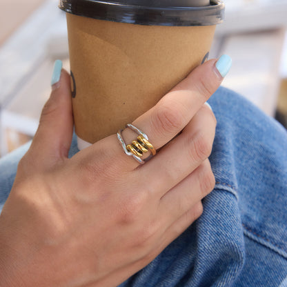 Two Tone Spring Ring