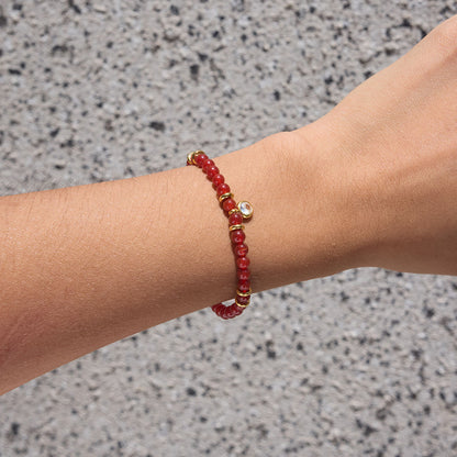 Red Beads Bracelet