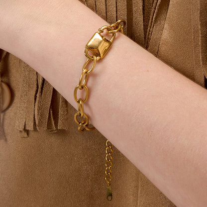 Lock Chain Bracelet