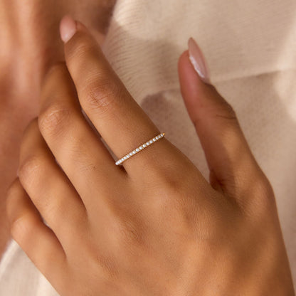 Minimalist Pearls Ring