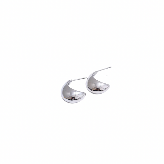 Silver Drop Small Studs Earrings