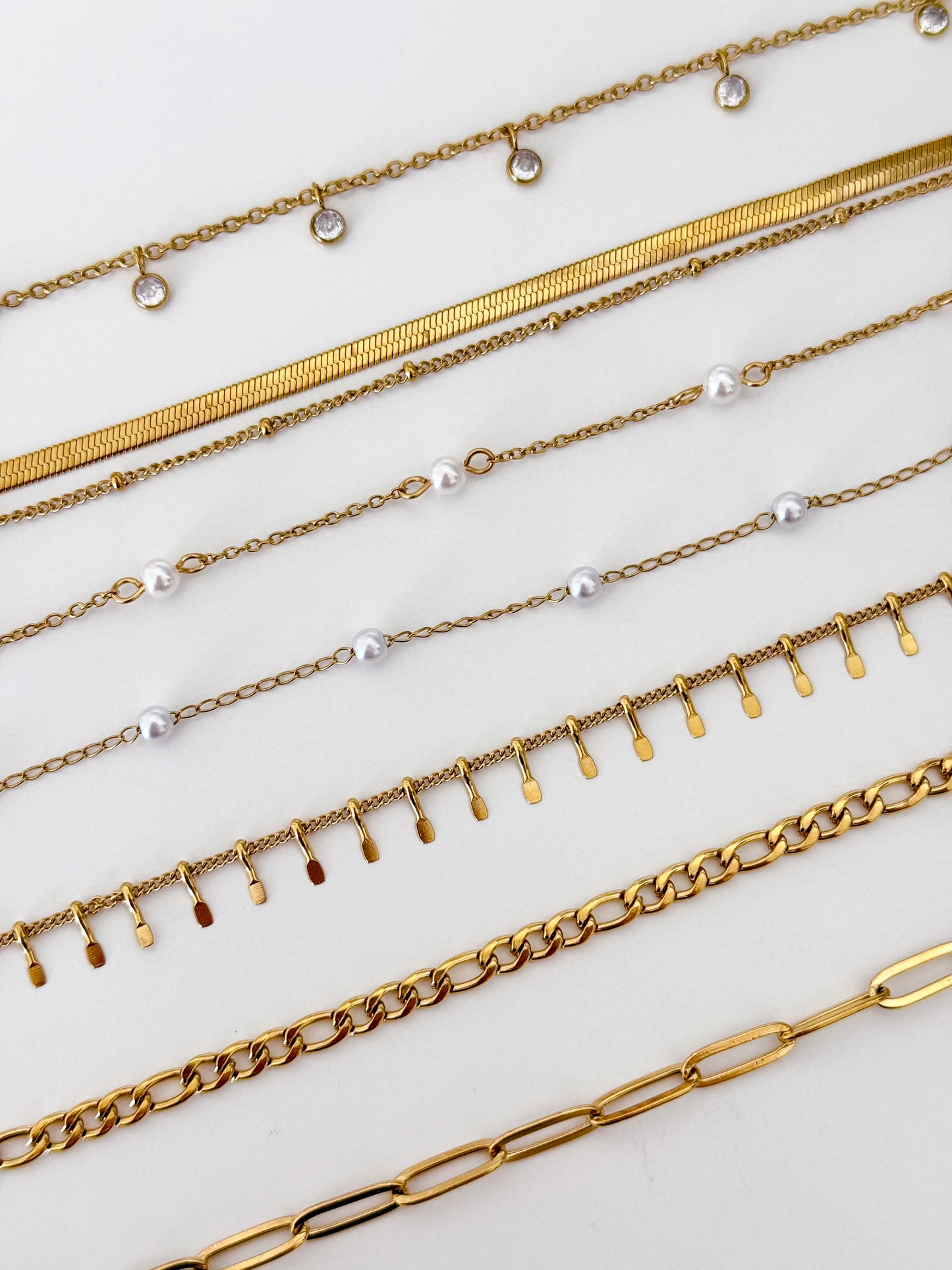 Textured Sticks Anklet