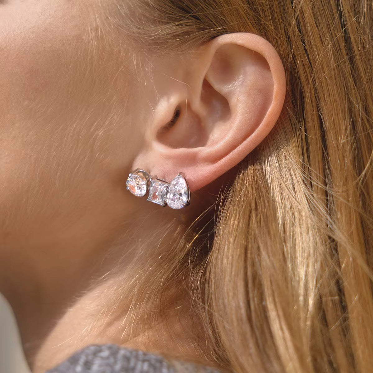 Silver Stud Earrings