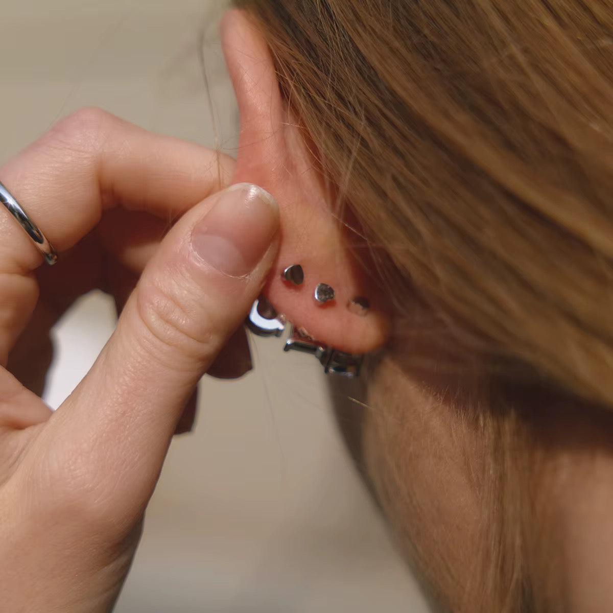 Silver Stud Earrings