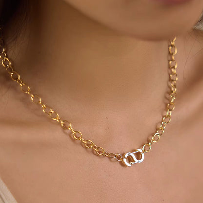 S Shape Clasp Necklace