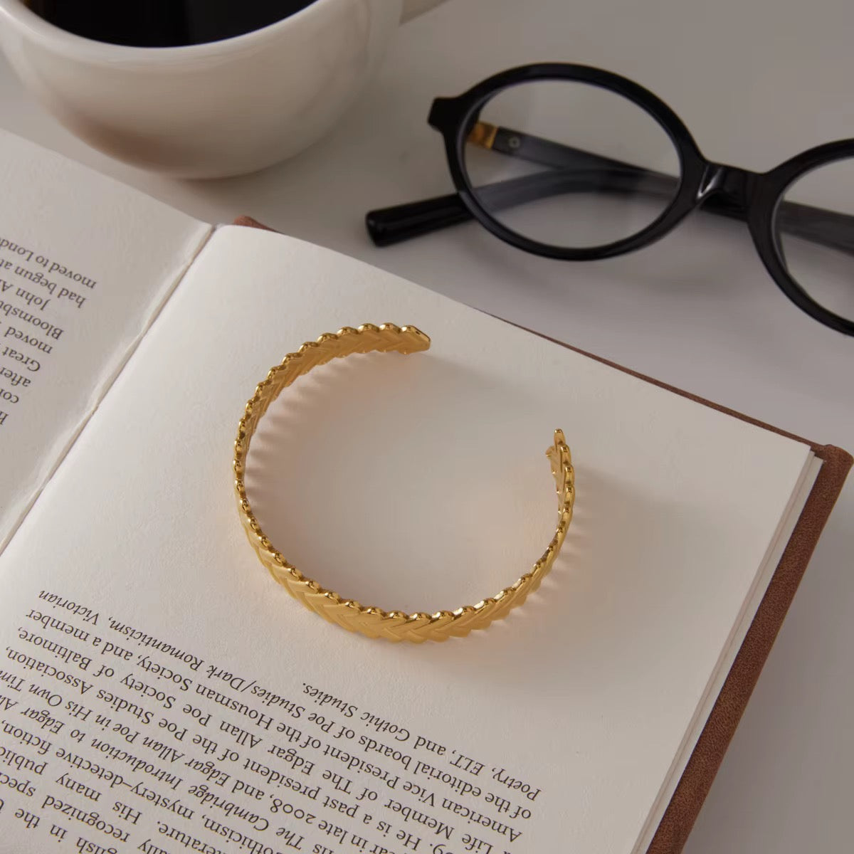 Chevron Shaped Cuff Bracelet