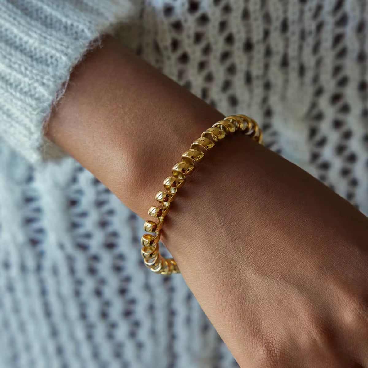 Spring Cuff Bracelet