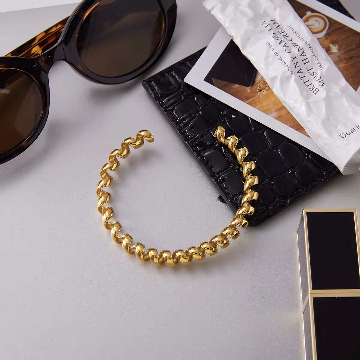 Spring Cuff Bracelet