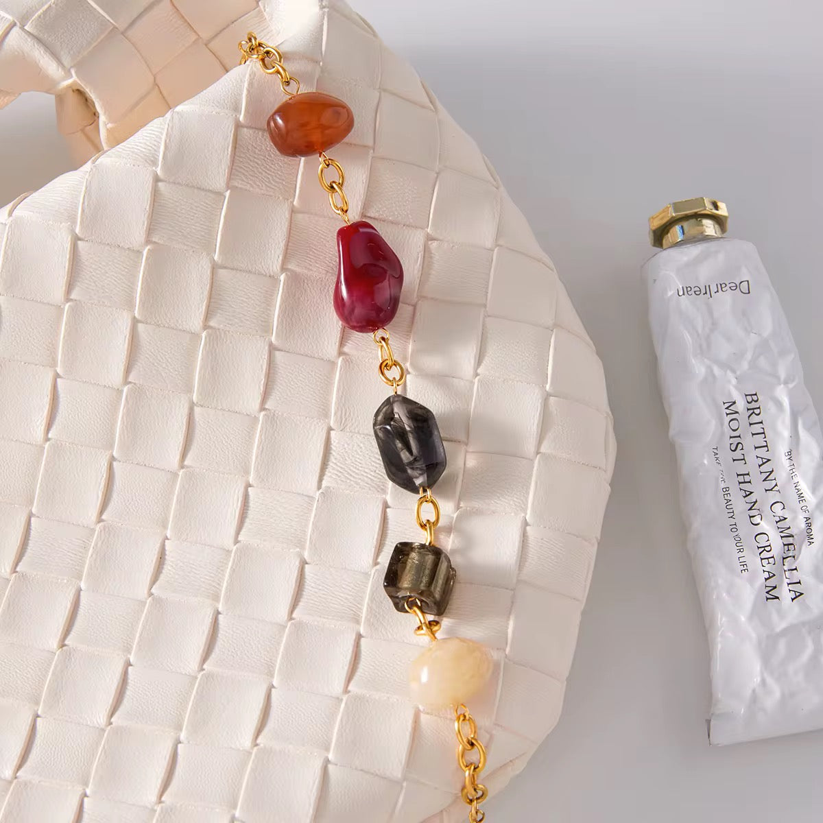 Resin Stones Chain Bracelet