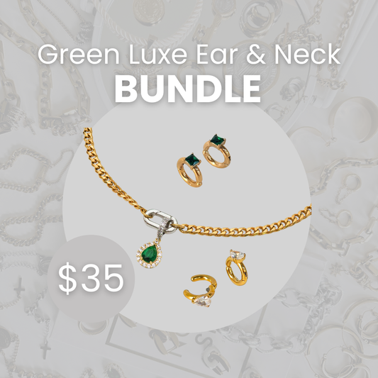 Green Luxe Ear & Neck Bundle