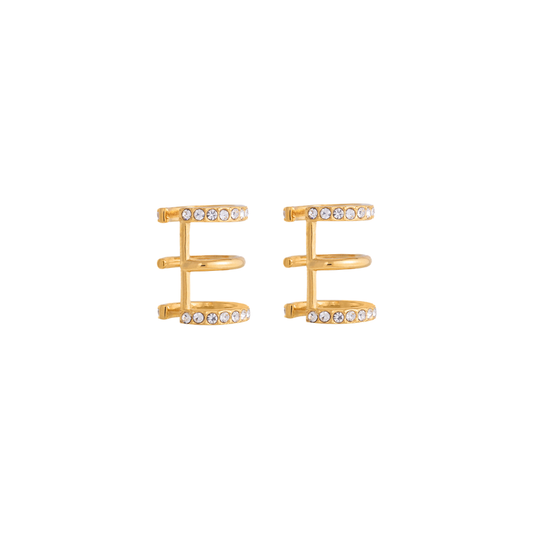 Dainty Zirconias Layered Earcuffs